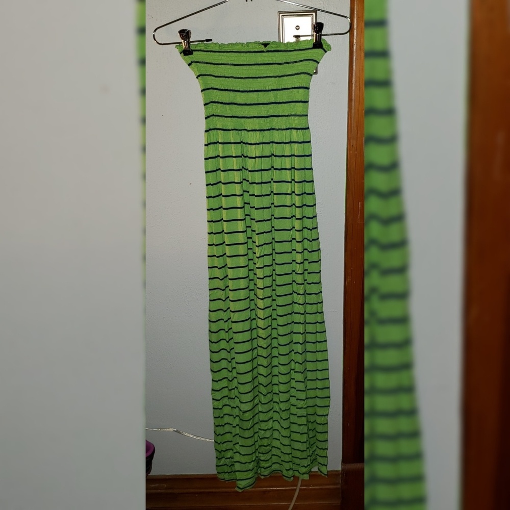 Long Strapless Dress